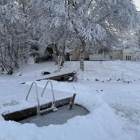 Private Riverside With Sauna & Ice Swimming Rovaniemi